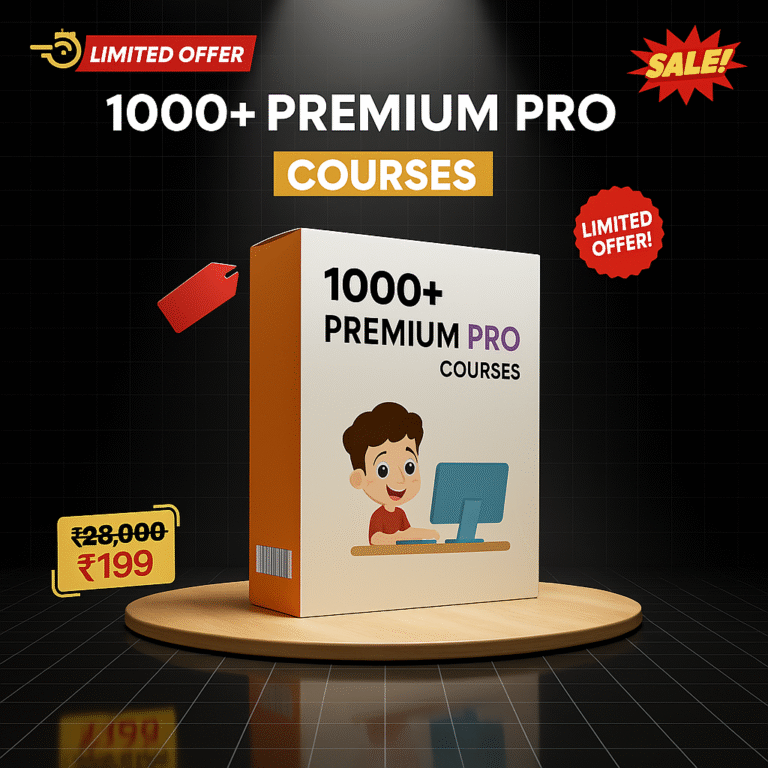 1000+ Premium Pro Courses – Techsage hub