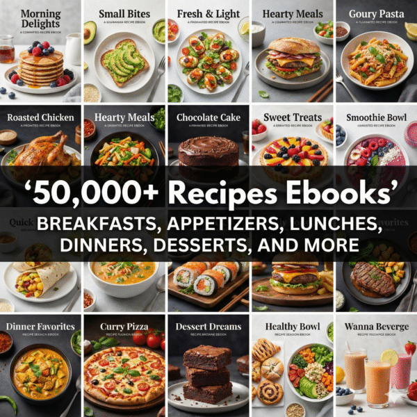 50,000+ Food eBook Mega Bundle