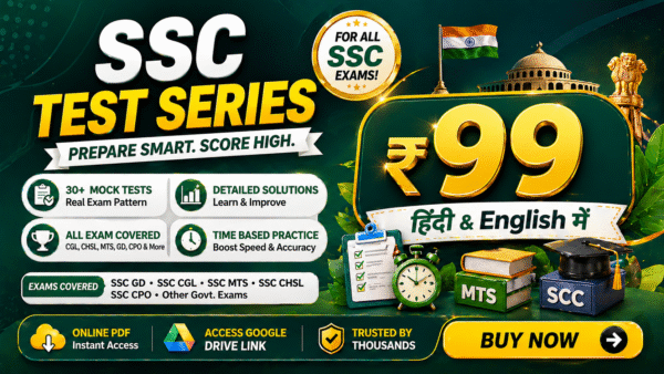 Full SSC Test Series + Solution Practice